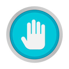 Obraz premium Flat App Button