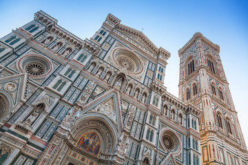 Fototapeta premium Cathedral of Florence facade, Italy