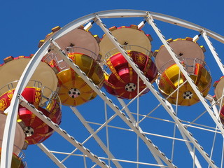 Kabinen eines Riesenrades