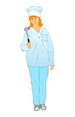woman chef