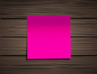 Vector modern square sticky note