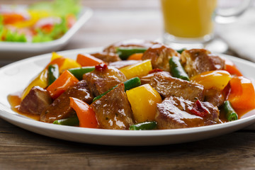 beef stew with peppers and green beans