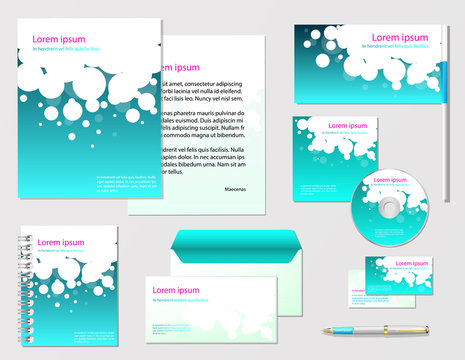 corporate identity template. Vector company style for brandbook