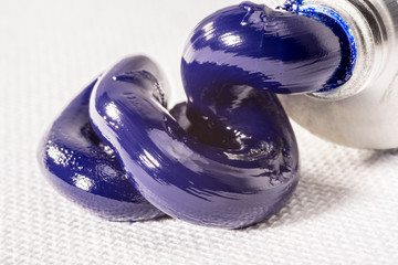 French Ultramarine Oil Paint