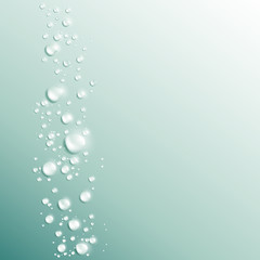 water drops vector background