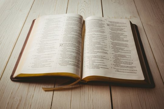 An Open bible