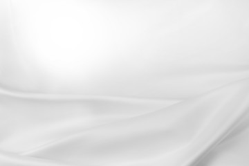 White silk texture. Copy space
