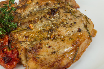 Roasted pork