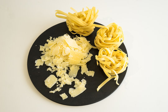Shaved Cheese and pasta