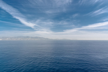 Fototapeta na wymiar The Strait of Gibraltar. Seascape.