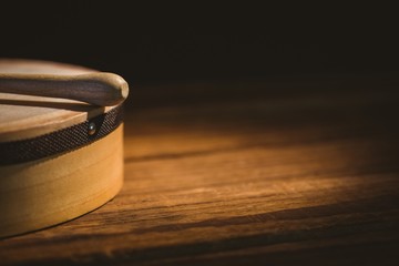 Traditional Irish bodhran and stick