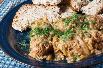 Cabbage rolls.