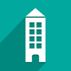 Building icon great for any use. Vector EPS10.