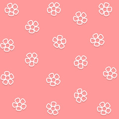 Flower Pink Background icon great for any use. Vector EPS10.