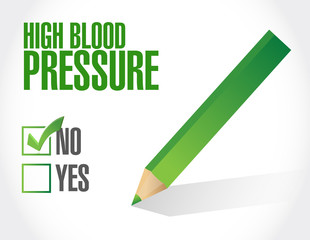 low blood pressure concept illustration