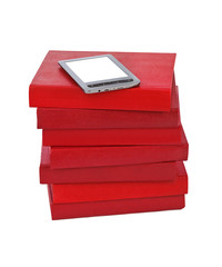 E-book reader and books