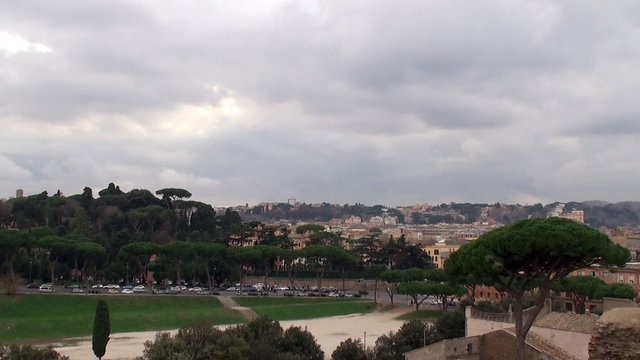 Circus Maximus & Via del Circo Massimo from the Palatine Hill