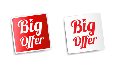 Big Offer Stickers