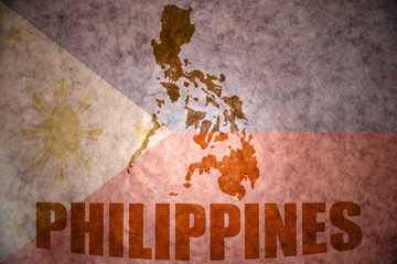 philippines vintage map
