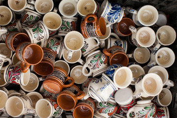 Traditional romanian pottery