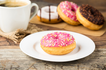 Donut und Kaffee - Donut and coffee