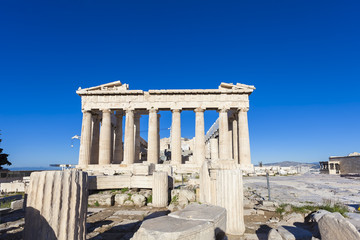 Obraz premium arthenon temple on the Acropolis of Athens,Greece
