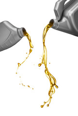 pouring engine oil - 79268408