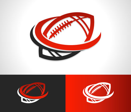 Swoosh Football Logo Icon