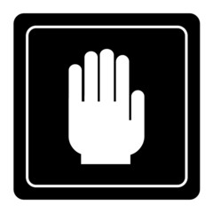Obraz premium Hand icon great for any use. Vector EPS10.