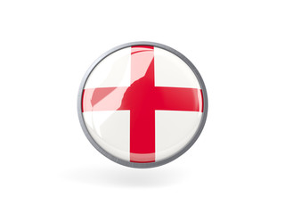 Round icon with flag of england