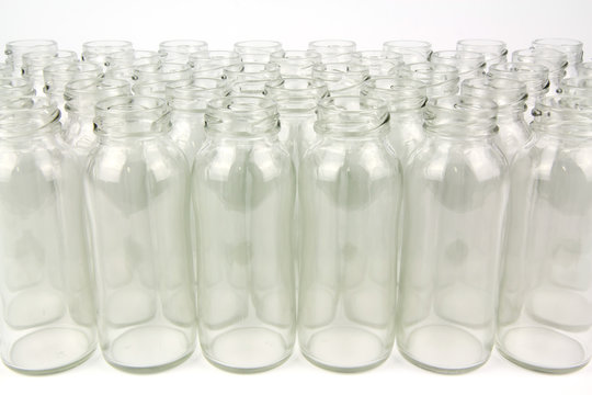 Glass bottles for recycle
