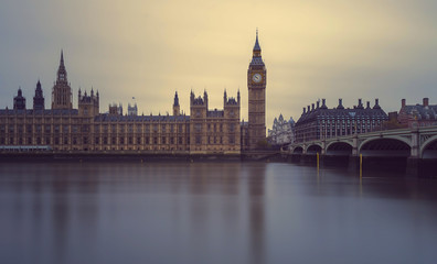 Fototapeta na wymiar Big Ben and The Palace of Westminster,London, UK