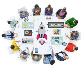 New Business Innovation Strategy Technology Ideas Concept