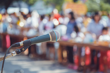 Microphone at the school