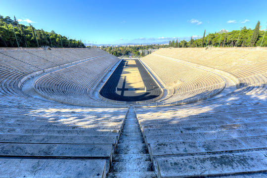 The Panathenaic Stadium in Athens,Greece