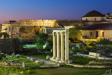 Obraz premium Roman Agora in Athens,Greece