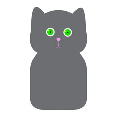 Cat logo template