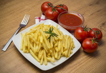 Patatas como almuerzo