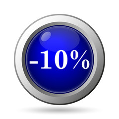 10 percent discount icon
