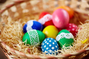 Fototapeta na wymiar Easter basket