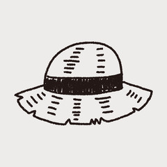 doodle Straw hat