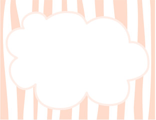 Frame with stripes and copy space