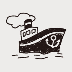 doodle Steamship