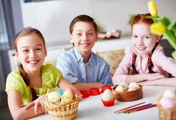 Children at Easter