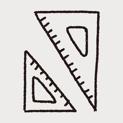 Doodle Triangle ruler