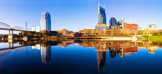 Obraz premium Nashvillle Skyline, Tennessee, USA