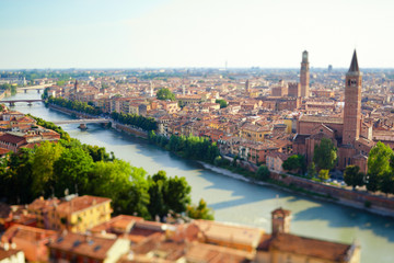 Fototapeta na wymiar City of Verona, Italy