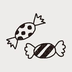 candy doodle drawing