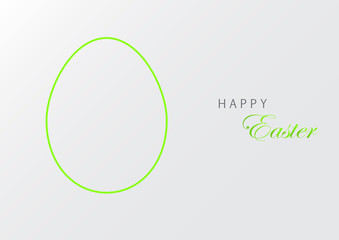 Happy Easter celebrations greeting card design