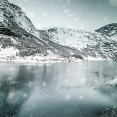 Fototapeta premium fjords in Norway